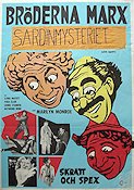 Br�derna Marx rensar stan (1950) Poster 70x100cm Marx Brothers/Br�derna Marx/Marilyn Monroe