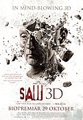 Saw 3D 2010 poster Tobin Bell Costas Mandylor Betsy Russell Kevin Greutert 3-D