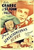Sensationernas herre 1944 poster Buster Crabbe Al St John