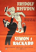 Simon i Backabo (1934) Poster 70x100cm Fridolf Rhudin/Weyler Hildebrand/Thor Mod�en