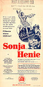 Skridskoprinsessan 1936 poster Sonja Henie Adolphe Menjou Sidney Lanfield Vintersport
