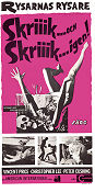 Skriiik och skriiik igen (1970) Poster 30x70cm Vincent Price/Christopher Lee/Peter Cushing