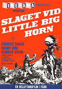 Slaget vid Little Big Horn 1967 poster Robert Shaw Mary Ure Ty Hardin Robert Siodmak