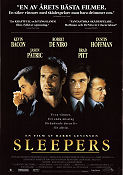 Sleepers 1996 poster Robert De Niro Dustin Hoffman Kevin Bacon Brad Pitt Barry Levinson