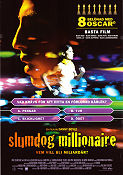 Slumdog Millionaire 2008 poster Dev Patel Freida Pinto Saurabh Shukla Danny Boyle Filmen från: India Asien