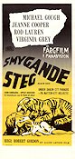 Smygande steg (1962) Poster 30x70cm Michael Gough