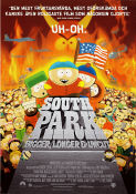 South Park 1999 poster Matt Stone Trey Parker Animerat Från TV