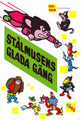 Stålmusens glada gäng 1962 poster Mighty Mouse Stålmusen Animerat