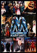 Super Mario Bros 1993 poster Bob Hoskins John Leguizamo Dennis Hopper Annabel Jankel