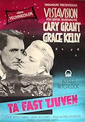 Ta fast tjuven 1956 poster Cary Grant Grace Kelly Alfred Hitchcock
