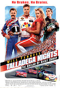 Talladega Nights 2006 poster Will Ferrell John C Reilly Sacha Baron Cohen Adam McKay Bilar och racing Sport