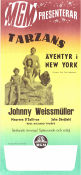 Tarzans äventyr i New York 1942 poster Johnny Weissmuller Maureen O´Sullivan Johnny Sheffield Richard Thorpe Hitta mer: Tarzan