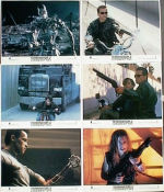 Terminator 2 1991 lobbykort Arnold Schwarzenegger Linda Hamilton James Cameron