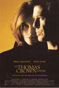 The Thomas Crown Affair 1999 poster Pierce Brosnan Rene Russo Denis Leary John McTiernan