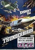 Thunderbirds 1967 poster Cliff Richard The Shadows Gerry Anderson Från TV Rymdskepp