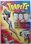 Trapets (1956) Poster 70x100cm Burt Lancaster/Tony Curtis/Gina Lollobrigida/Carol Reed