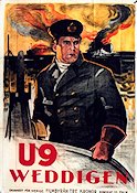 U9 Weddigen 1929 poster Heinz Paul Skepp och båtar