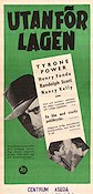 Utanf�r lagen (1940) Poster 30x70cm Tyrone Power/Henry Fonda