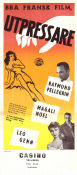 Utpressare 1955 poster Raymond Pellegrin Magali Noel Leo Genn Guy Lefranc