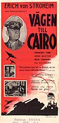 V�gen till Cairo (1944) Poster 30x70cm Erich von Stroheim/Billy Wilder