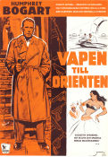Vapen till orienten 1951 poster Humphrey Bogart Lee J Cobb Märta Torén Curtis Bernhardt Film Noir