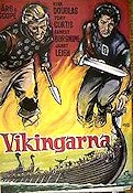 Vikingarna 1958 poster Kirk Douglas Tony Curtis Janet Leigh Richard Fleischer Hitta mer: Vikings Skepp och båtar
