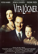 Vita l�gner (1994) Poster 70x100cm Peter Haber/Jessica Zand�n
