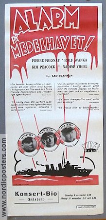 Alarm p� Medelhavet (1938) Poster 30x70cm Pierre Fresnay