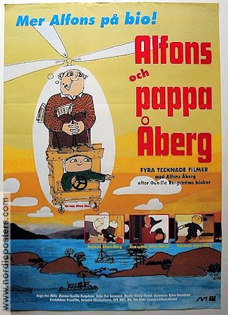 Alfons och pappa �berg (2000) Poster 70x100cm Alfons �berg/Gunilla Bergstr�m
