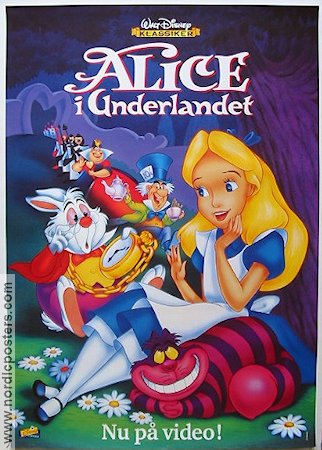 Alice i Underlandet (1998) Poster 70x100cm Animation