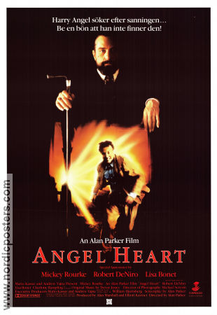 Angel Heart (1987) Poster 70x100cm Mickey Rourke/Robert De Niro/Alan Parker/Lisa Bonet
