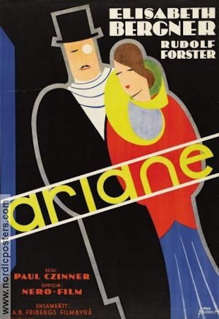 Ariane (1931) Poster 70x100cm Elisabeth Bergner/Rudolf Forster