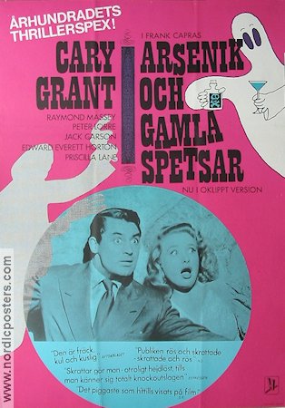 Arsenik och gamla spetsar (1949) Poster 70x100cm Cary Grant/Peter Lorre/Frank Capra