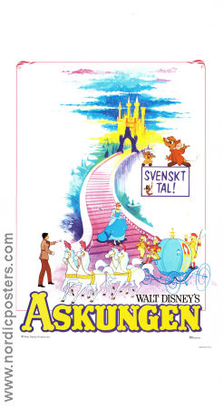 Askungen (1950) Poster 30x70cm Animation