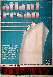 Atlantresan (1933) Poster 70x100cm George Brent/Zita Johann