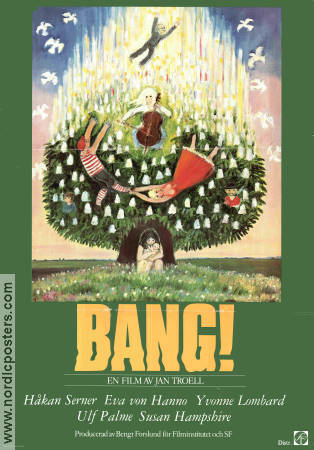 Bang! (1977) Poster 70x100cm Jan Troell/H�kan Serner/Susan Hampshire
