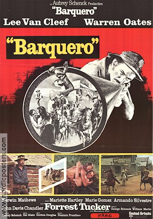 Barquero (1970) Poster 70x100cm Lee Van Cleef