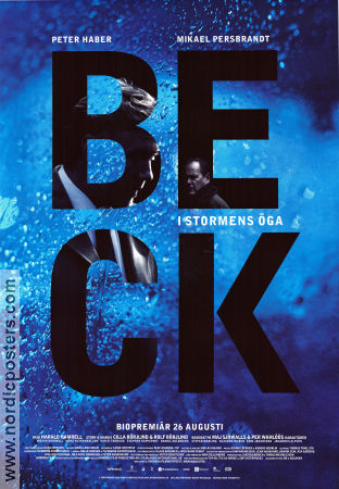Beck i stormens �ga (2009) Poster 70x100cm Peter Haber/Mikael Persbrandt