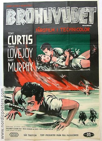 Brohuvudet (1954) Poster 70x100cm Tony Curtis/Frank Lovejoy