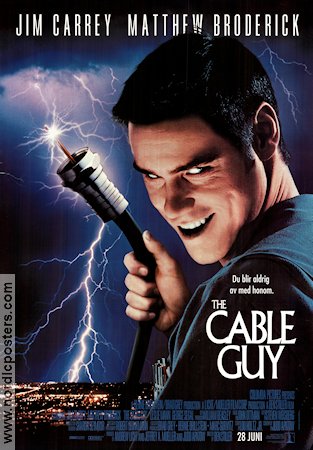 The Cable Guy (1998) Poster 70x100cm Jim Carrey/Matthew Broderick
