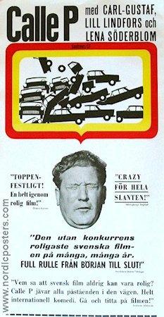 Calle P (1965) Poster 30x70cm Carl-Gustaf Lindstedt/Lill Lindfors
