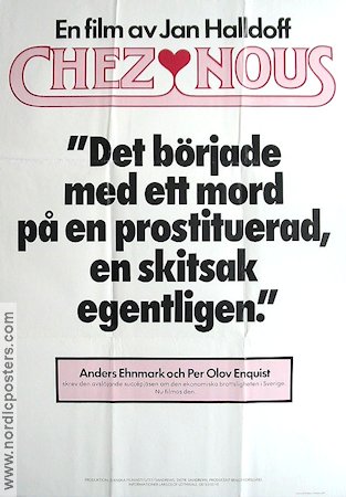 Chez Nous (1978) Poster 70x100cm B Jan Halldoff/Ernst-Hugo J�reg�rd/Ewa Fr�ling/Marie Fors�/�rjan Ramberg
