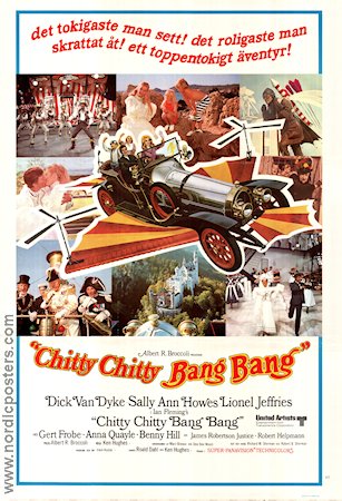 Chitty Chitty Bang Bang (1969) Poster 70x100cm Dick van Dyke/Benny Hill/Ian Fleming/Gert Fr�be