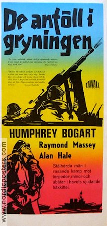 De anf�ll i gryningen (1943) Poster 30x70cm Humphrey Bogart