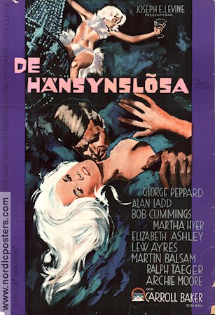 De h�nsynsl�sa (1965) Poster 70x100cm Alan Ladd/George Peppard/Carroll Baker