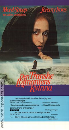 Den franske l�jtnantens kvinna (1982) Poster 30x70cm Meryl Streep/Jeremy Irons