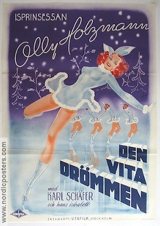 Den vita dr�mmen (1944) Poster 70x100cm Ally Holzmann