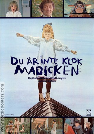 Du �r inte klok Madicken (1980) Poster 70x100cm Astrid Lindgren/Jonna Liljendahl/Allan Edwall