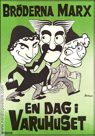 En dag i varuhuset (1941) Poster 70x100cm Br�derna Marx/Marx Brothers