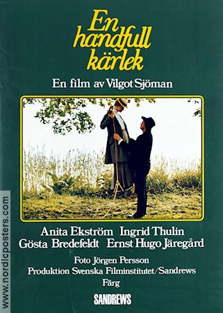 En handfull k�rlek (1974) Poster 70x100cm Vilgot Sj�man/Anita Ekstr�m